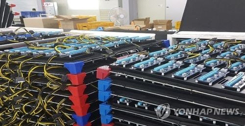 비트코인 채굴기. 연합뉴스